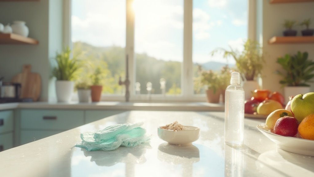 keep surfaces clean dry