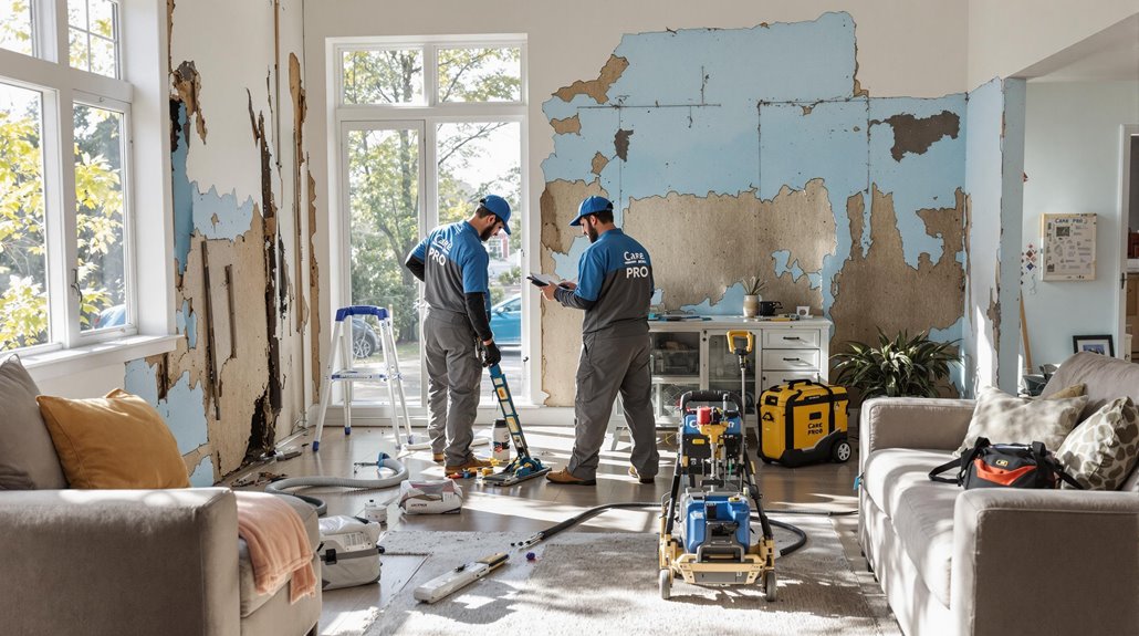 water damage restoration services